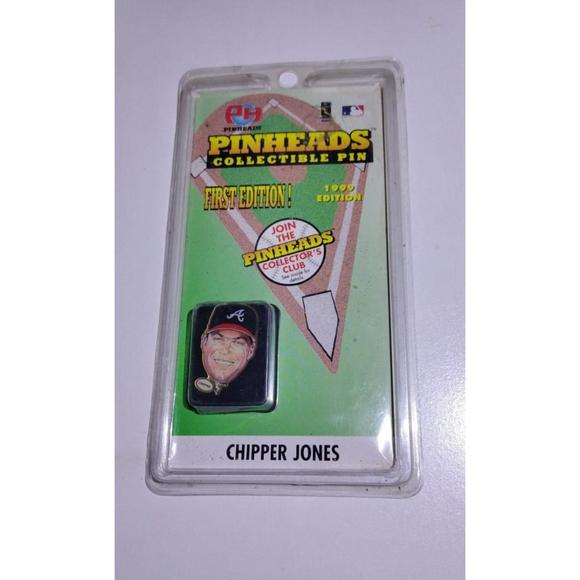 Chipper Jones-Pinheads Collectible Pin-First Edition - Picture 1 of 5